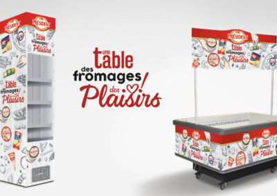 Une table, des fromages, des plaisirs