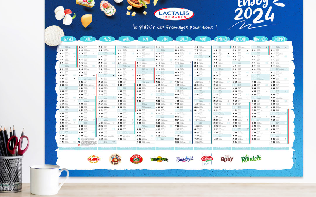 Calendrier Lactalis Fromages