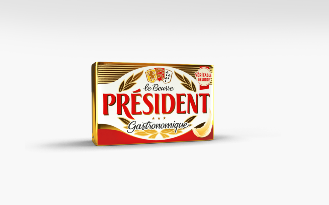 3D Plaquette beurre Président