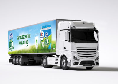 Camion Lactel Bio Engagé