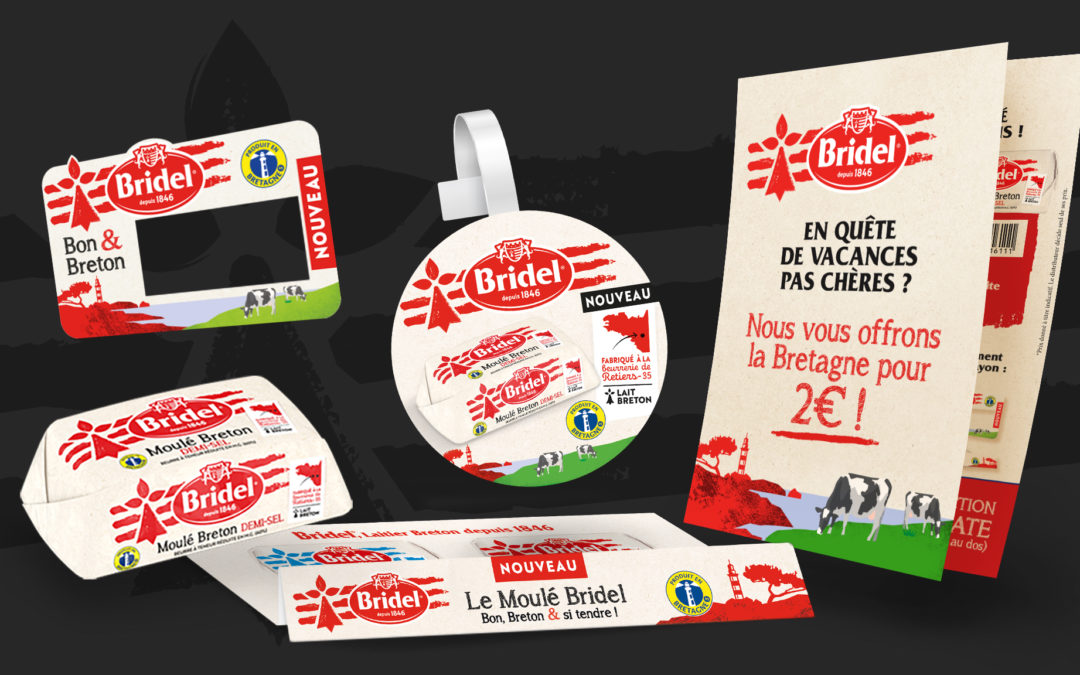 PLV pour inno Moulé Bridel