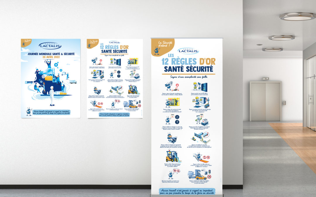 AFFICHES SANTÉ SÉCURITÉ LACTALIS