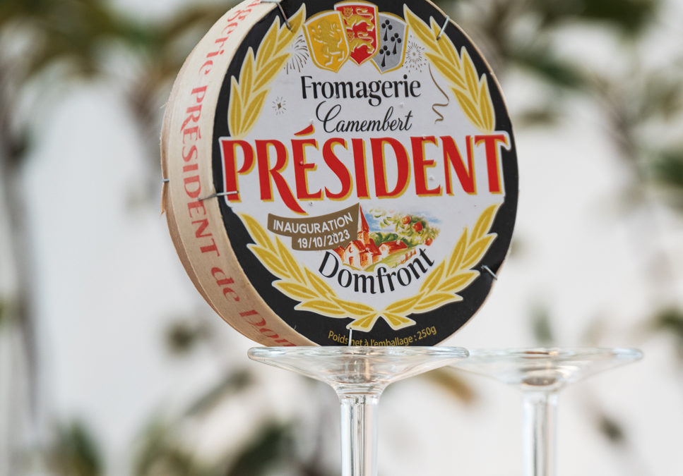 SUPPORTS POUR L&rsquo;INAUGURATION DE LA FROMAGERIE DE DOMFRONT