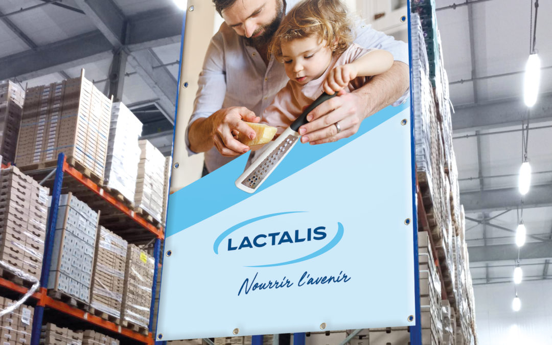 Bâche entrepôt – Lactalis