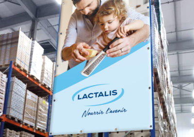 Bâche entrepôt – Lactalis