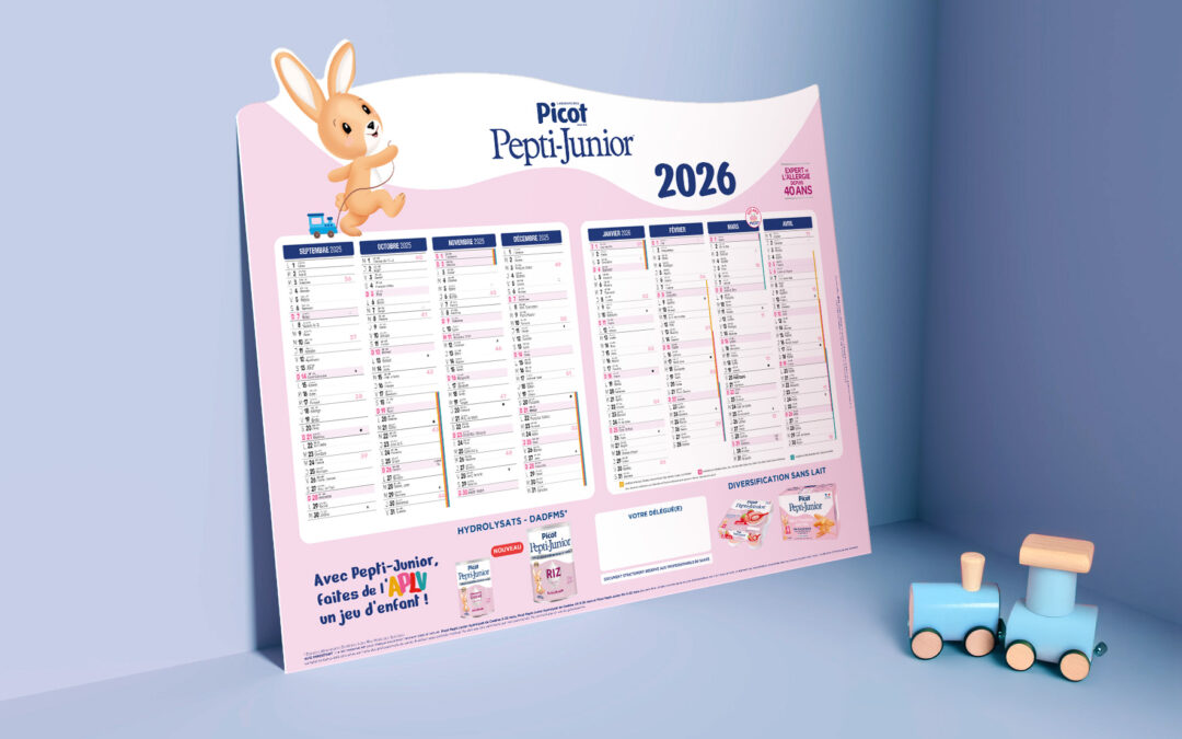 Calendrier mural 2026 Lactalis Nutrition Santé
