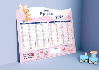 Calendrier mural 2026 Lactalis Nutrition Santé