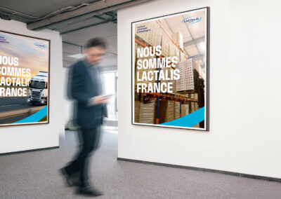 Affiches Lactalis Logistique