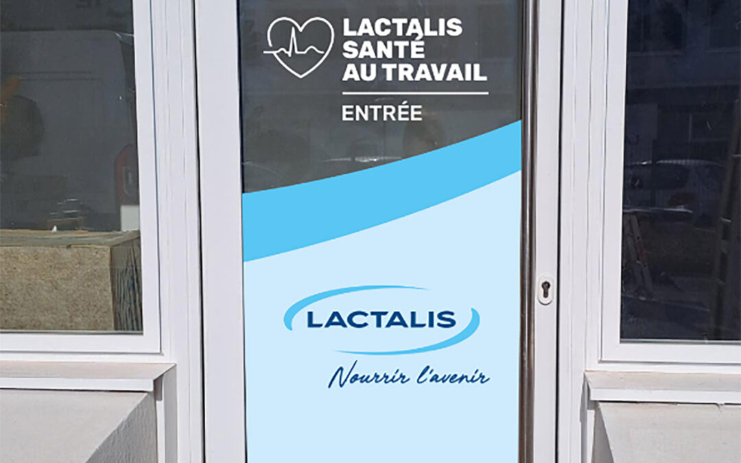 Vitrophanie Service Santé de Beck