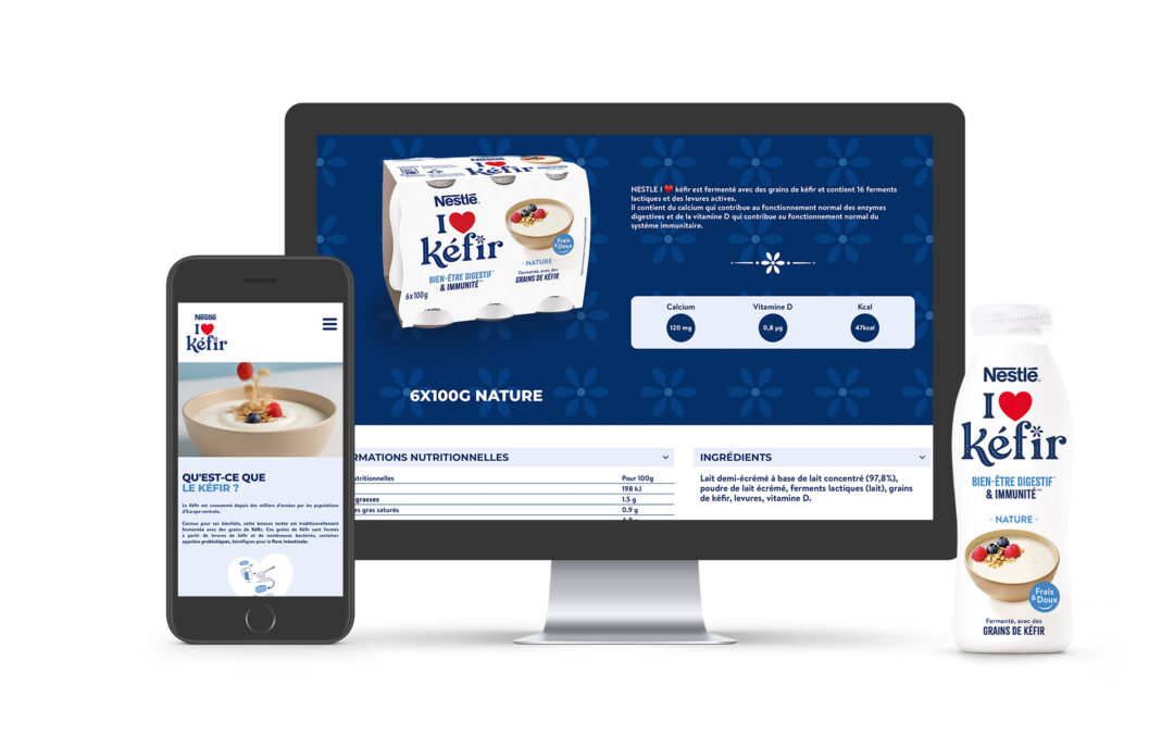 Site internet I love kefir