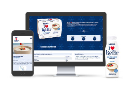 Site internet I love kefir