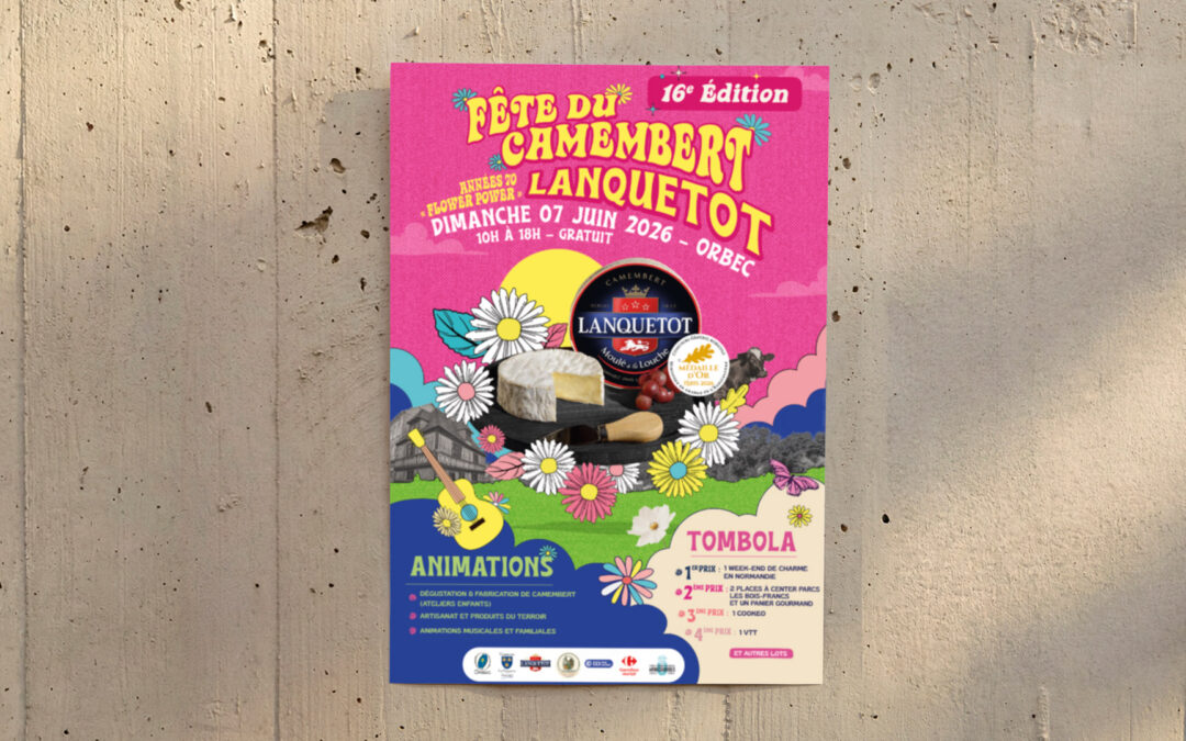Affiche & Flyers Fête du Camembert Lanquetot 2026